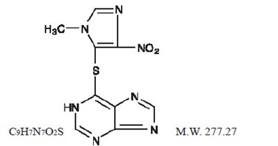 Azathioprine Structure (Azathioprine Structure Pc5423a)